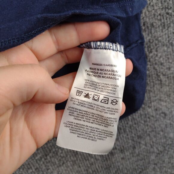 The Nike Tee Round Neck Short Sleeve Pullover Co-Alliance T-Shirt Blue Size 2XL - Picture 11 of 14